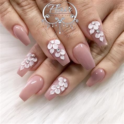 Join my. . 3d acrylic flowers nails